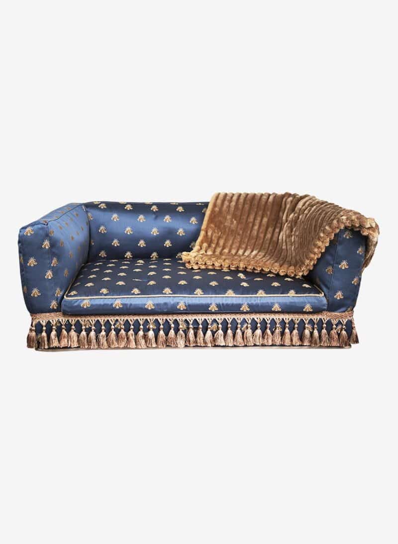 firenze bluebee damask dogthrone italian pet bed luxury venetian dogbed