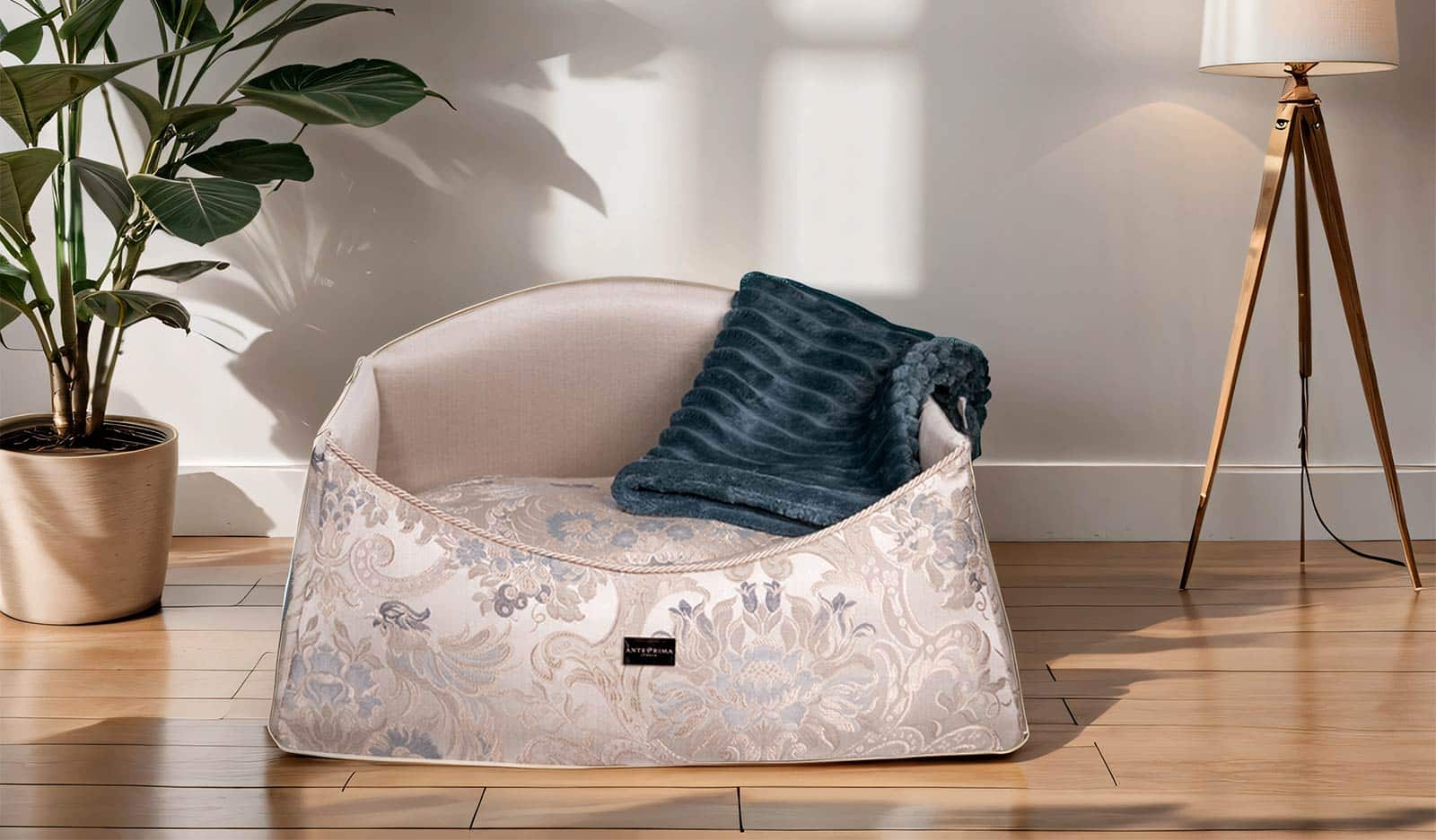 Siena Avio Damask Dogbed anteprima venetian dogbed