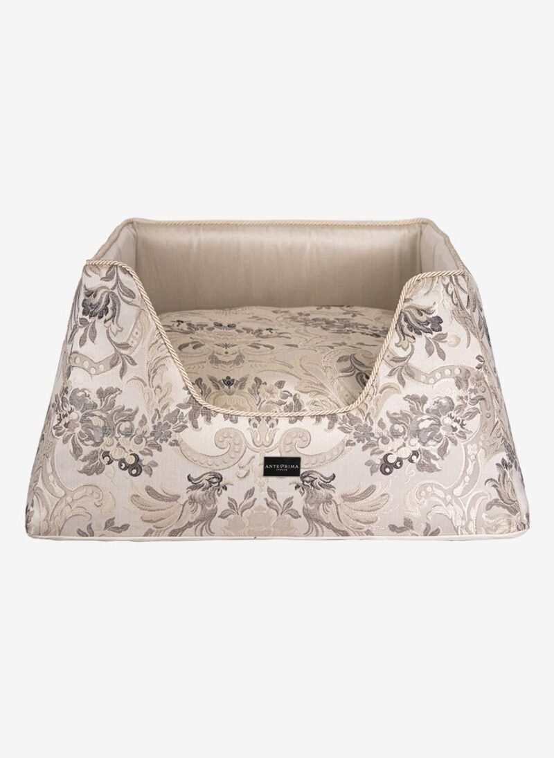 Venezia Beige Damask Dogbed anteprima venetian dogbed