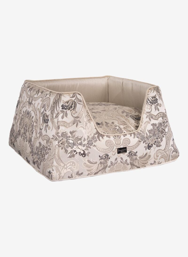 Venezia Beige Damask Dogbed anteprima venetian dogbed