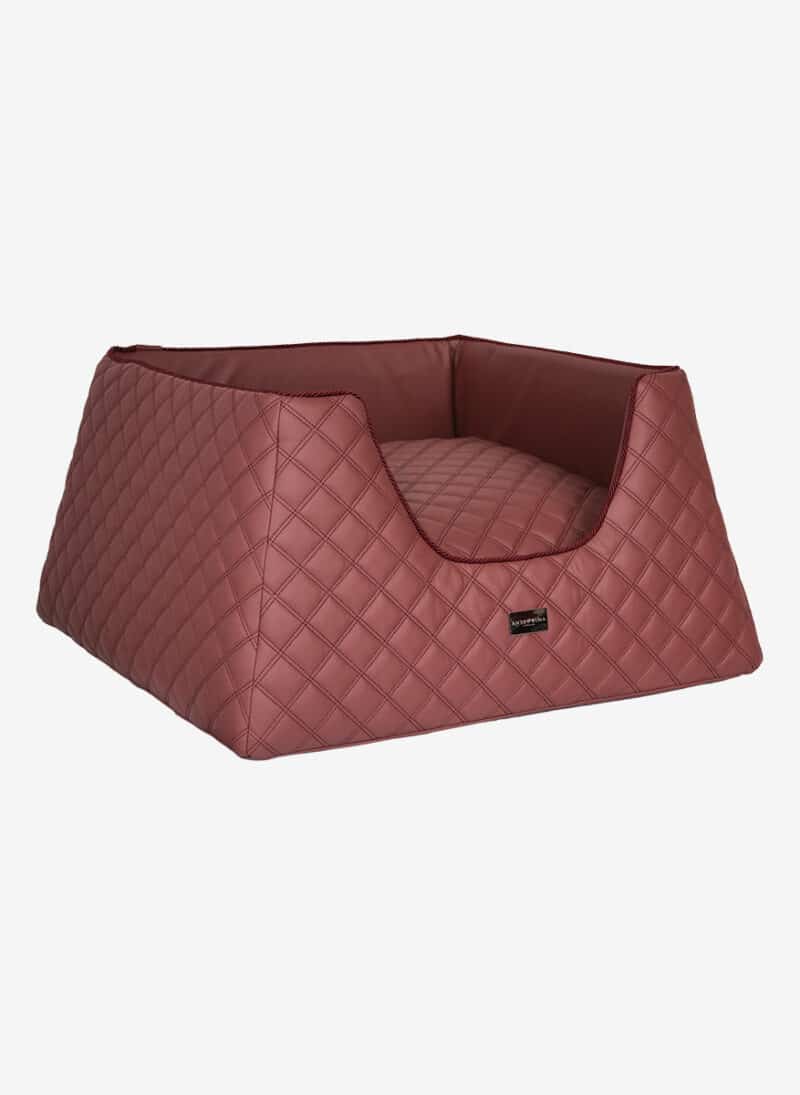 Capri Wine Quilted Dogbed anteprima venetian premium dog bed