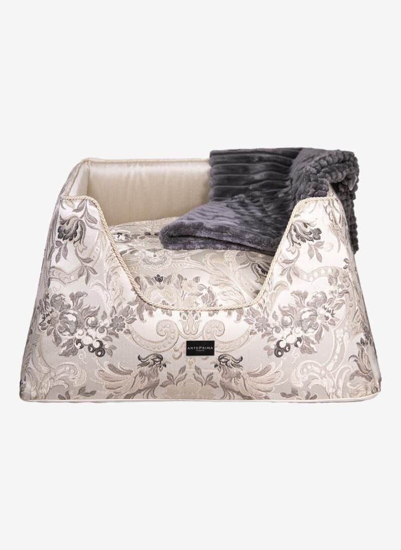 Venezia Beige Damask Dogbed anteprima venetian dogbed