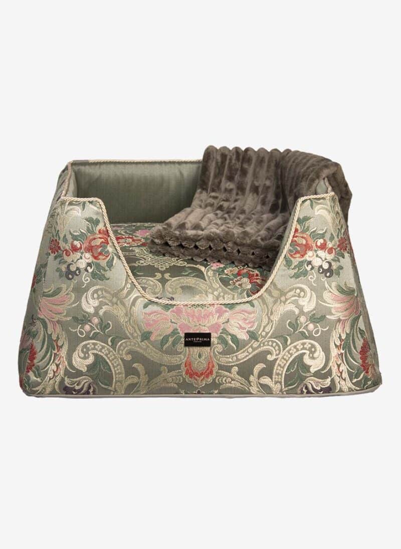 Venezia Olive Damask Dogbed anteprima venetian dogbed