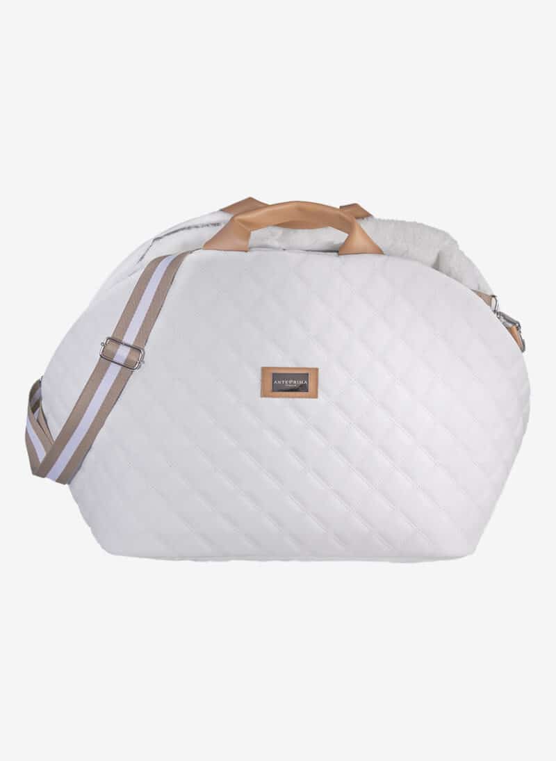 Bologna White Dog Carrier anteprima premium purse bag luxury