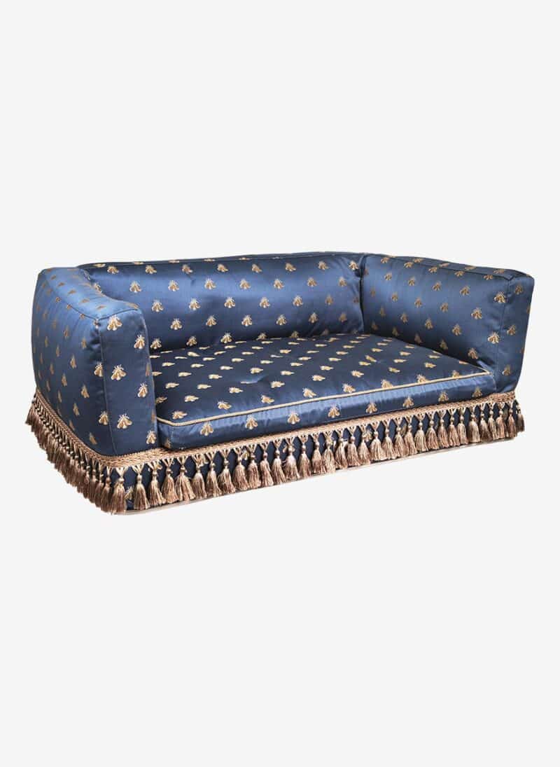 firenze bluebee damask dogthrone italian pet bed luxury venetian dogbed