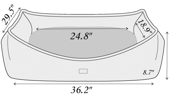 Napoli Dog Bed anteprima venetian premium dogbed