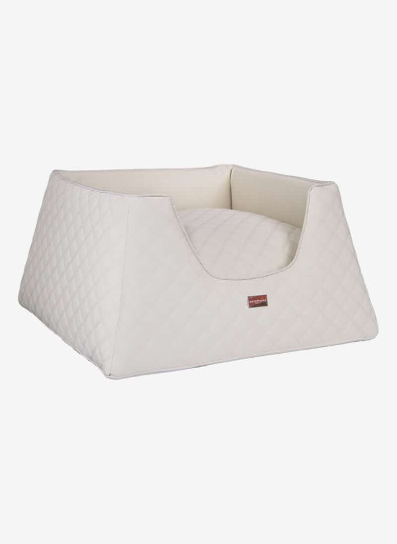 Capri Beige Quilted Dogbed anteprima venetian premium dog bed