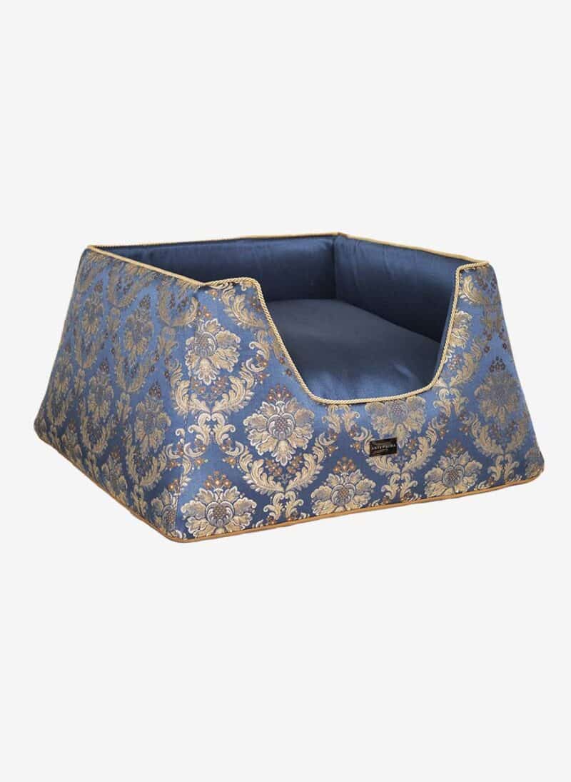 Venezia Blue Damask Dogbed anteprima venetian dogbed