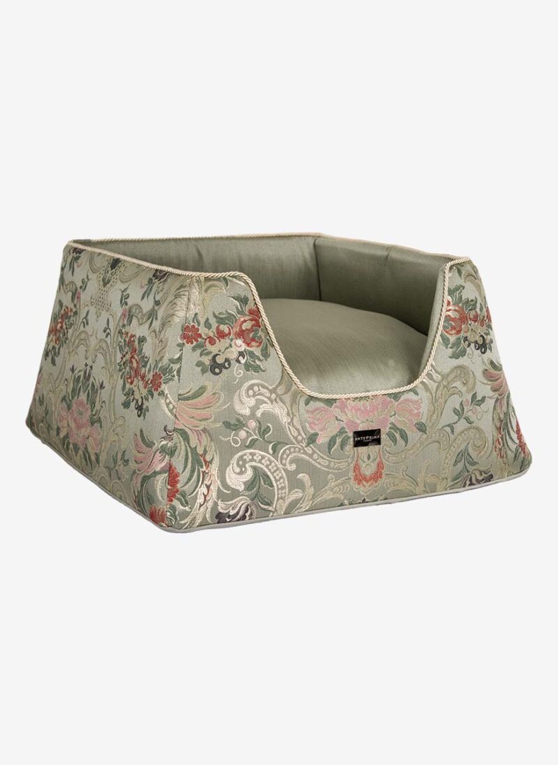 Venezia Olive Damask Dogbed anteprima venetian dogbed