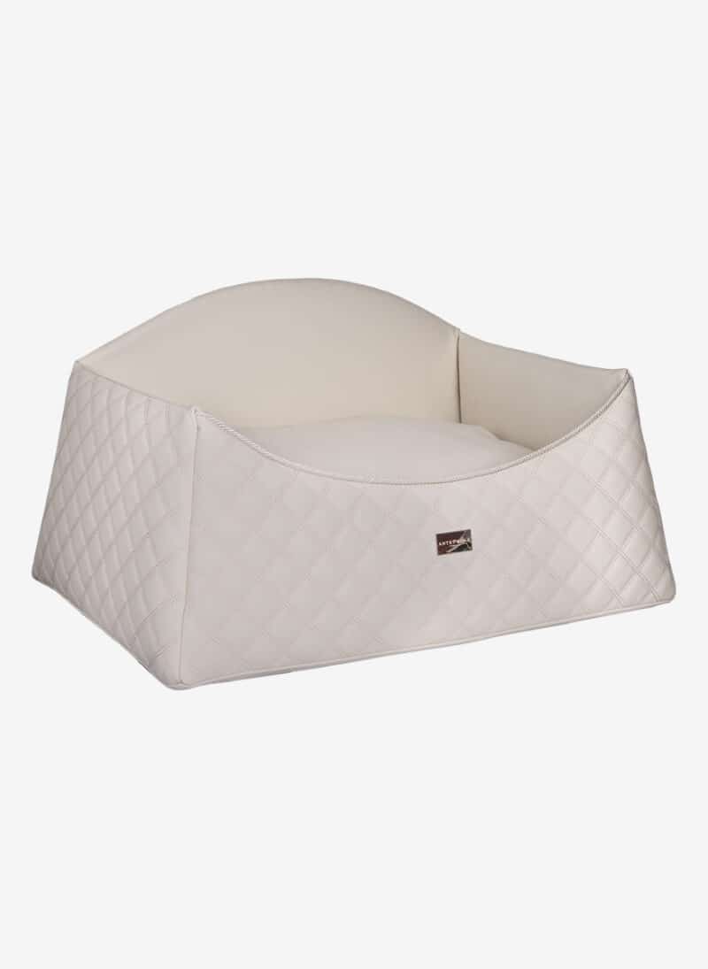 Amalfi Beige Quilted Dogbed anteprima venetian premium dog bed