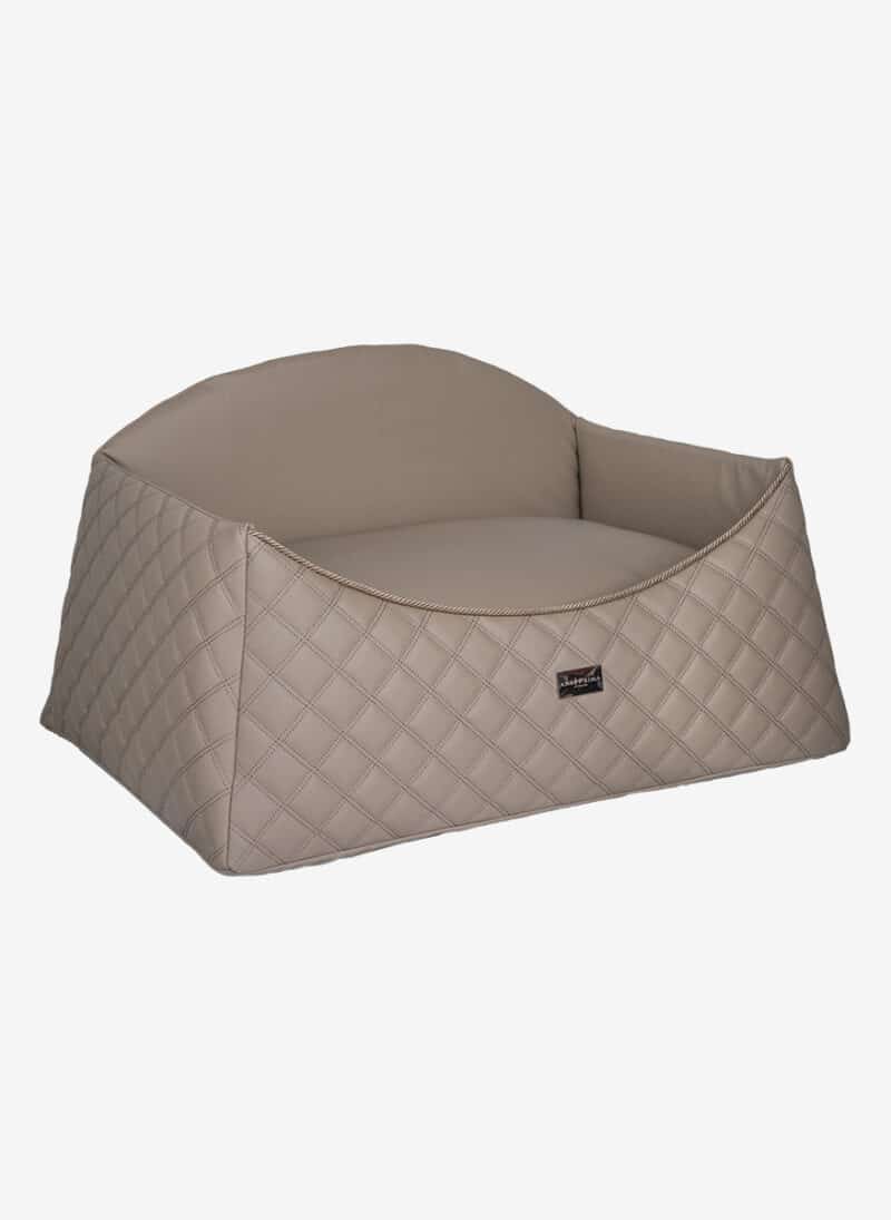 Amalfi Taupe Quilted Dogbed anteprima venetian premium dog bed