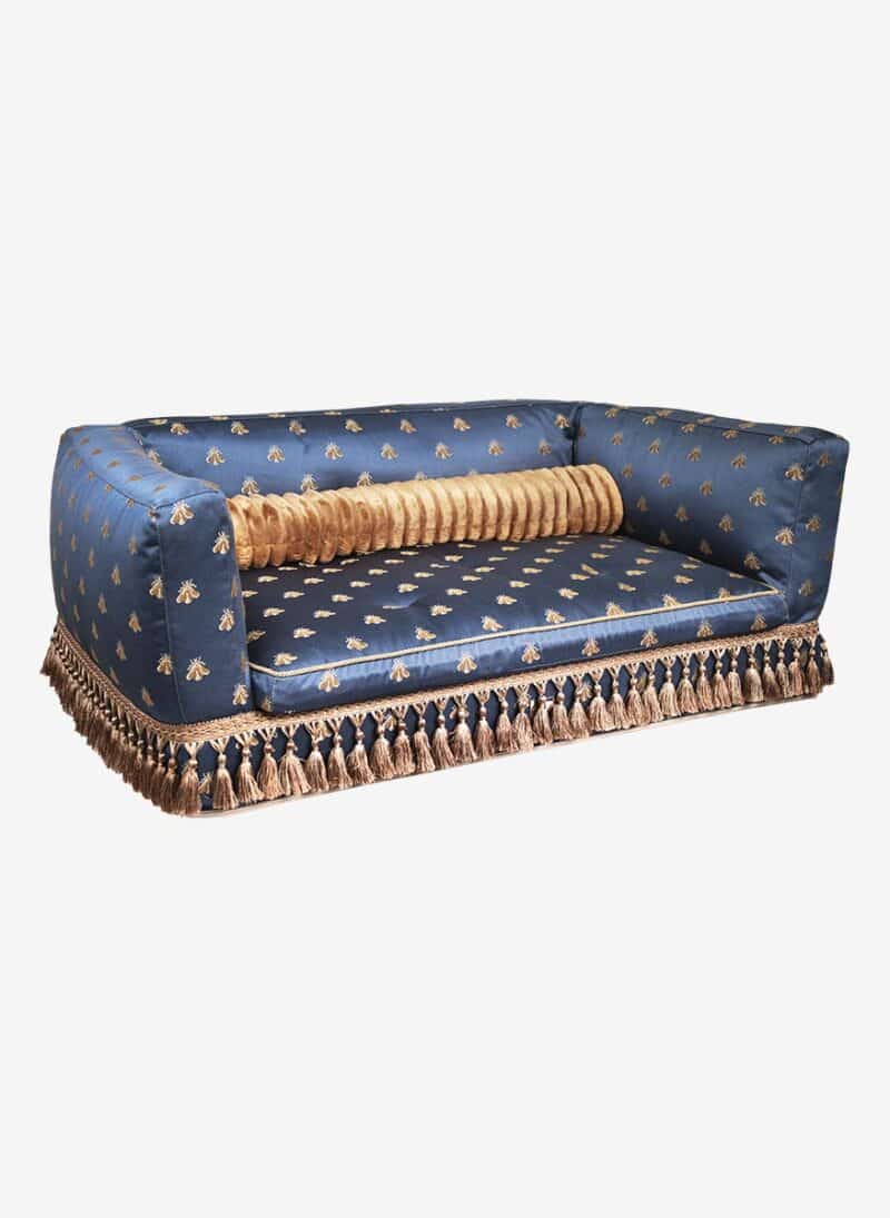 firenze bluebee damask dogthrone italian pet bed luxury venetian dogbed