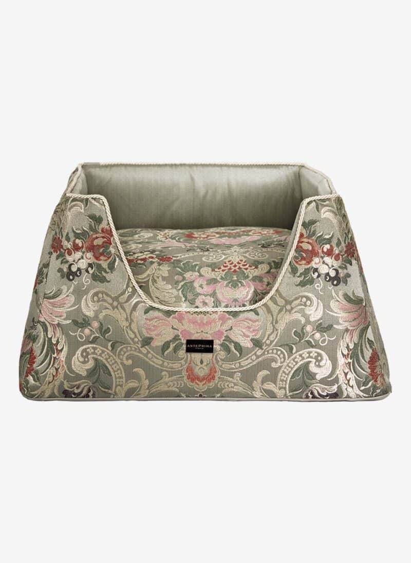 Venezia Olive Damask Dogbed anteprima venetian dogbed