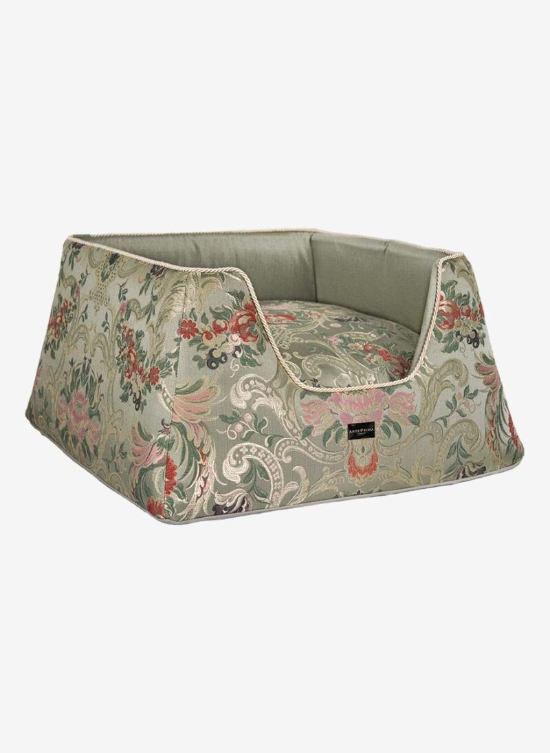 Venezia Olive Damask Dogbed anteprima venetian dogbed