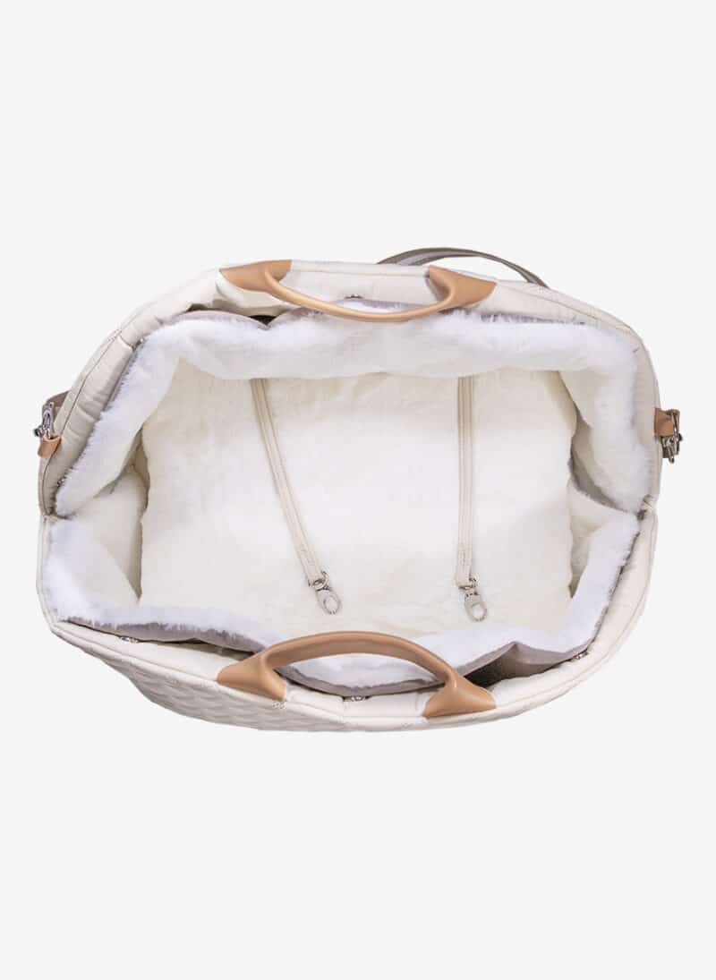 Bologna Beige Dog Carrier anteprima premium purse bag luxury