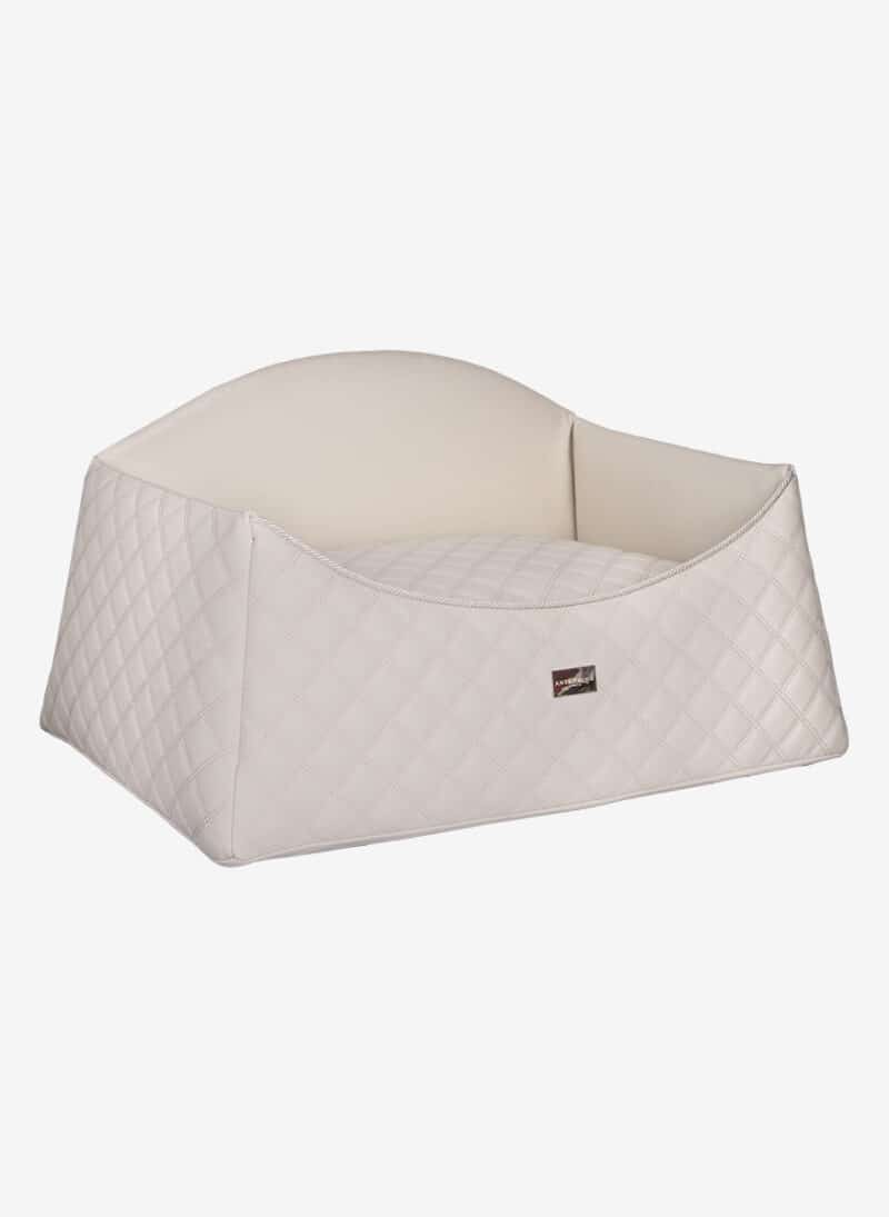 Amalfi Beige Quilted Dogbed anteprima venetian premium dog bed