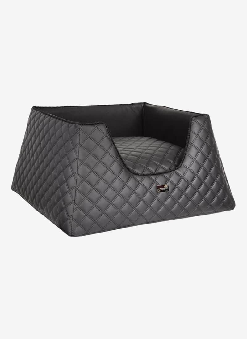 Capri Black Quilted Dogbed anteprima venetian premium dog bed