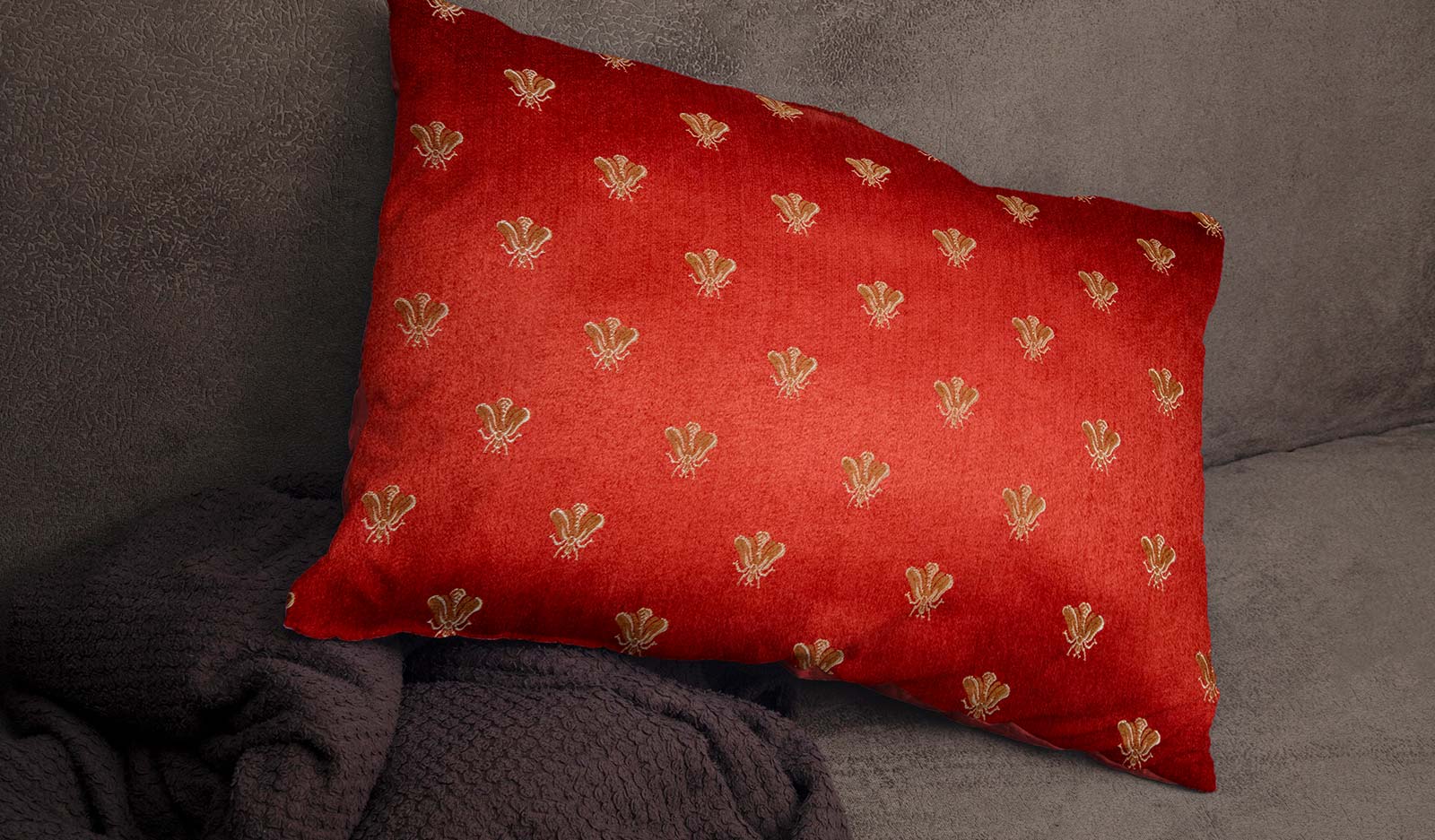 anteprima venetian premium dog bed roma red bee damask italy cushion