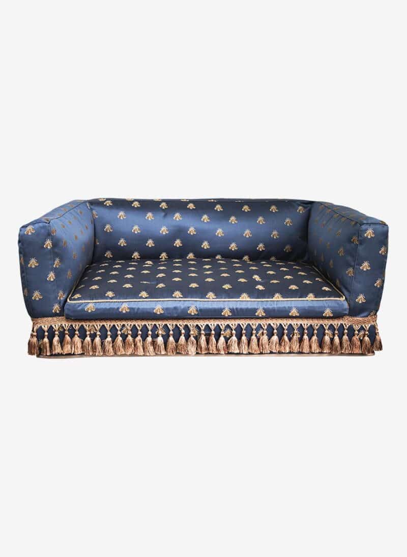 firenze bluebee damask dogthrone italian pet bed luxury venetian dogbed